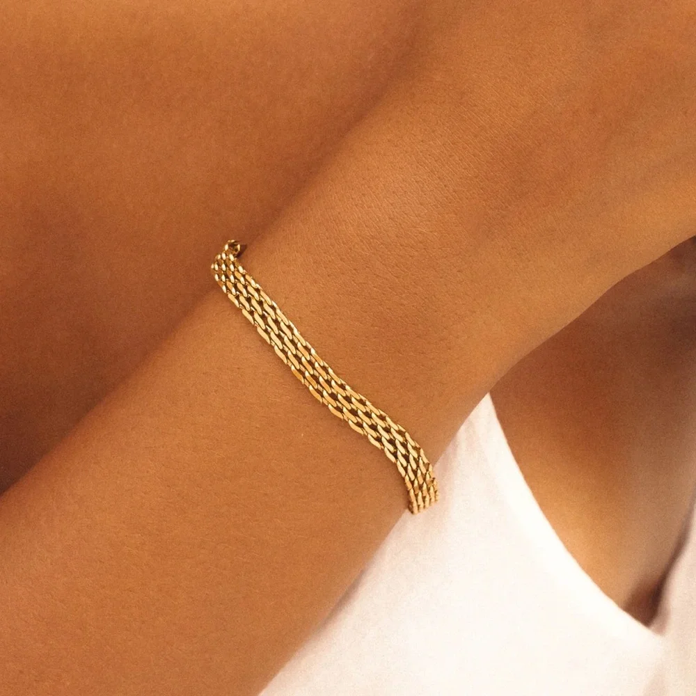 Atolea - Sifnos Bracelet - 18k Gold - New with Dust Bag - Picture 3 of 11
